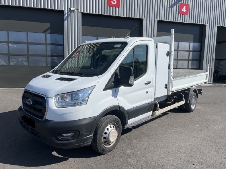 FORD TRANSIT 3T5 170CH BVM BENNE ACIER + COFFRE CALVET
